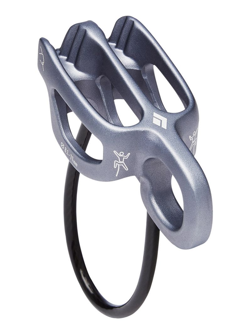 Black Diamond ATC-Guide Rappel Device Unisex Belay Silver | 75489-FMYE