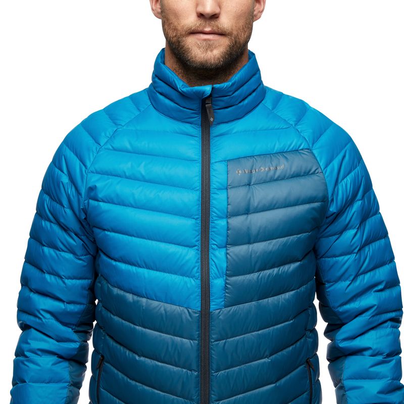 Black Diamond Access Down Men's Jackets Blue | 94025-ZMXC