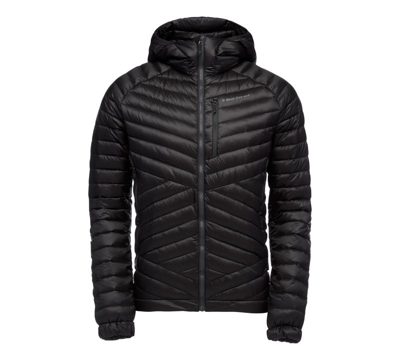 Black Diamond Approach Down Men's Jackets Black | 79682-VWMQ