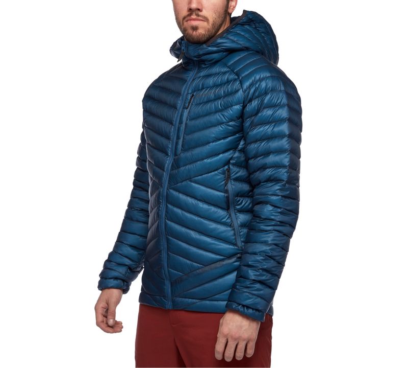 Black Diamond Approach Down Men's Jackets Blue | 98315-QCPA