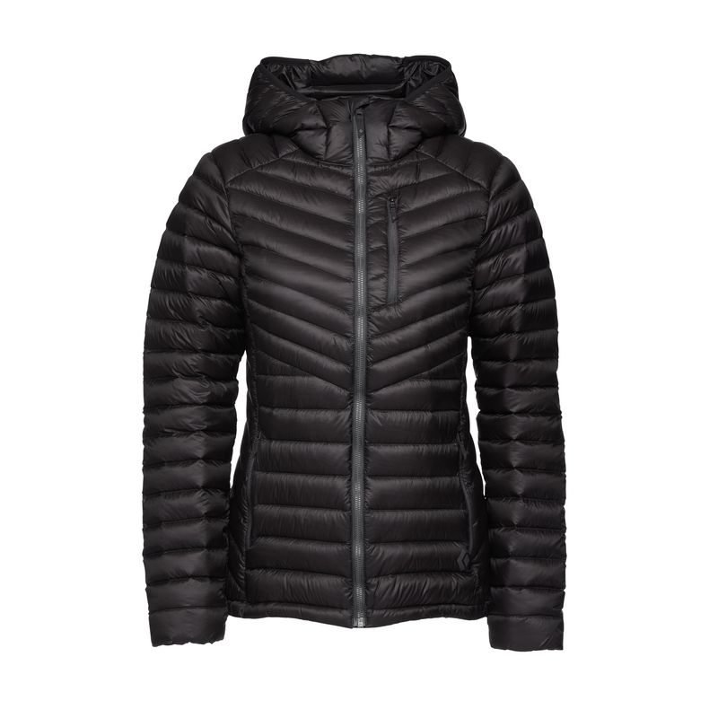 Black Diamond Approach Down Women's Jackets Black | 93274-PVXM