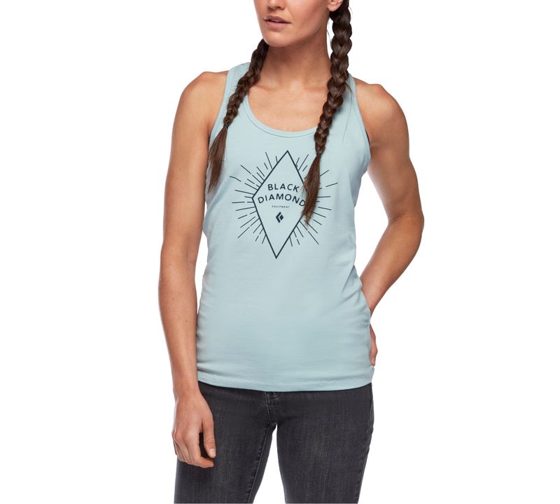 Black Diamond BD Rays Women's Tops Turquoise | 43826-XJCK