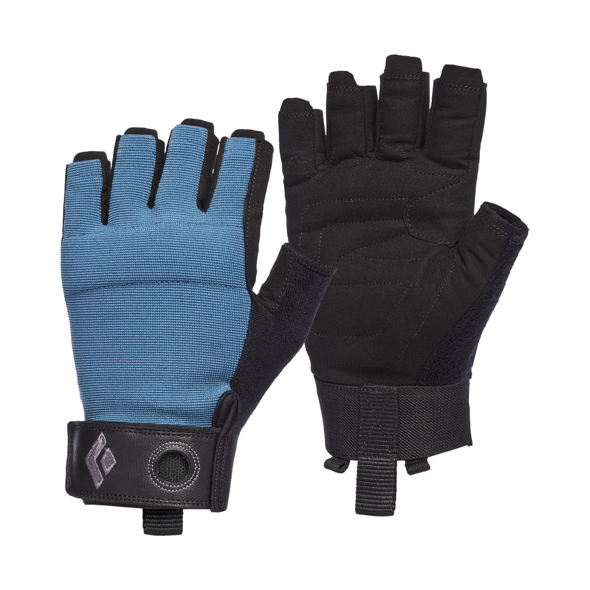 Black Diamond Crag Half-Finger Unisex Gloves Blue | 20173-QVIG