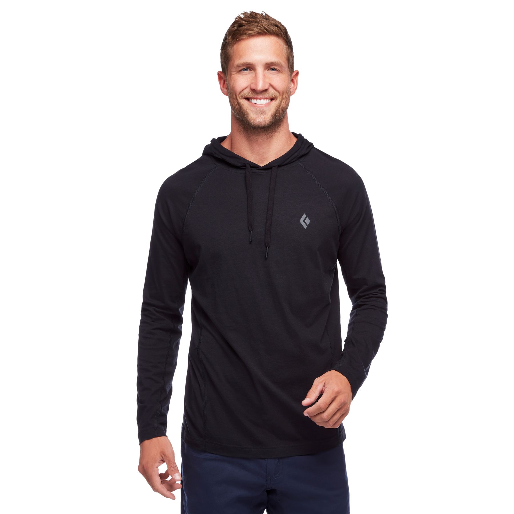 Black Diamond Crag Men's Tops Black | 74068-OVCF