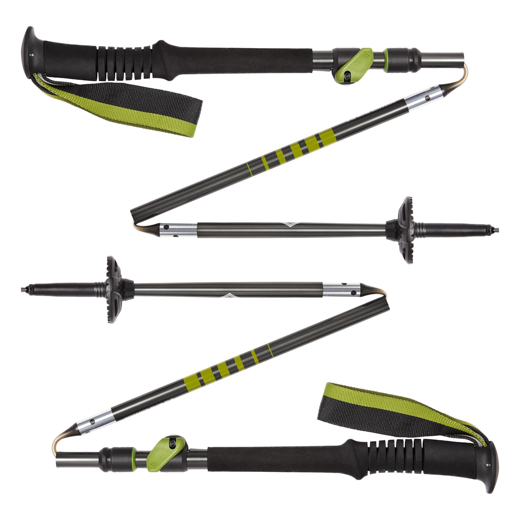 Black Diamond Distance Plus FLZ Unisex Trekking Poles Green | 69351-UCNK