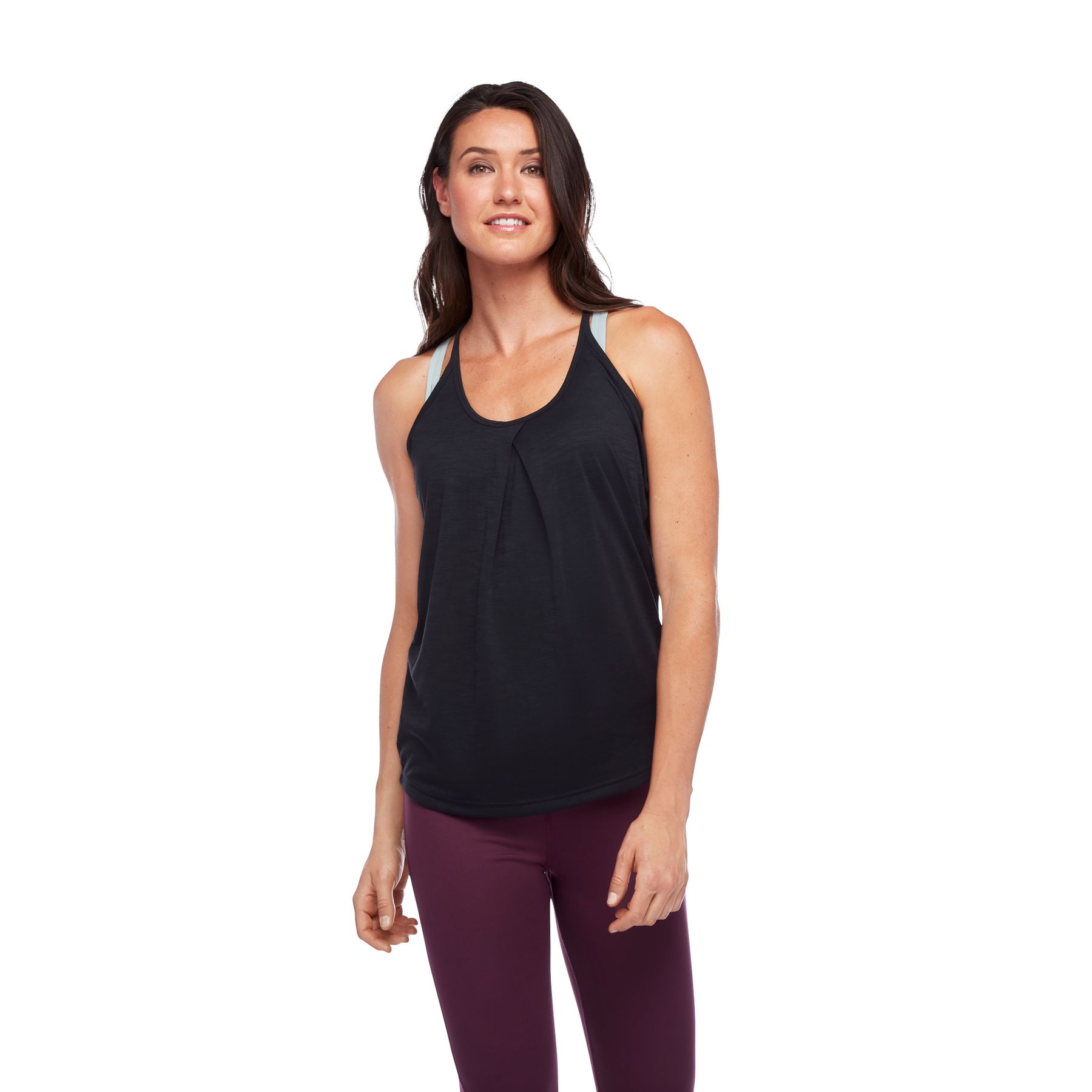 Black Diamond Friction Women's Tops Black | 62789-LPYZ