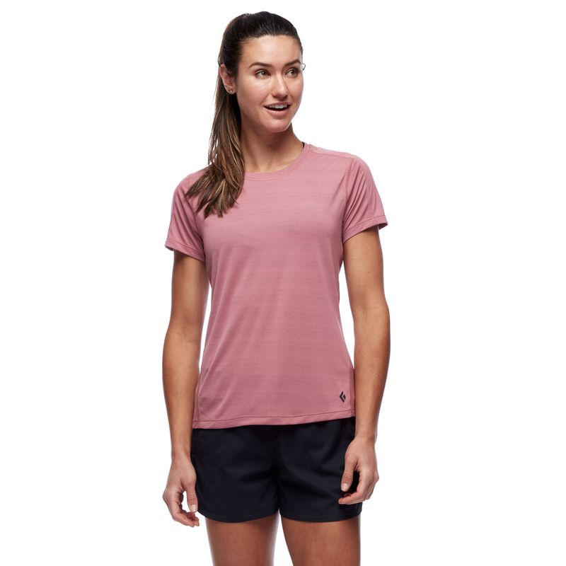 Black Diamond Genesis Tech Women's Tops Pink | 10768-ISYK