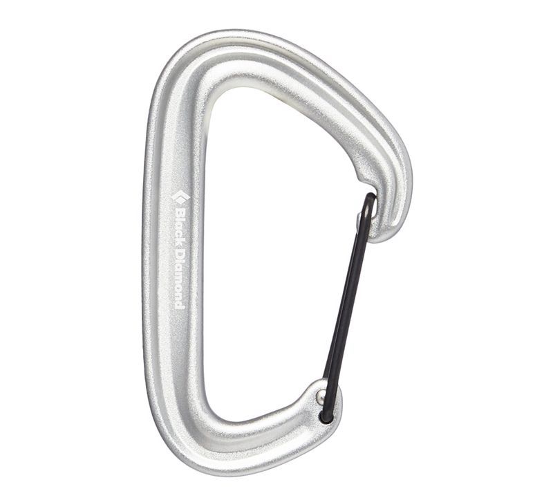 Black Diamond LiteWire Unisex Carabiners White | 18639-ULCI