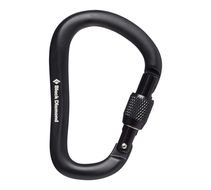 Black Diamond RockLock Screwgate Unisex Carabiners Black | 65874-DBSY