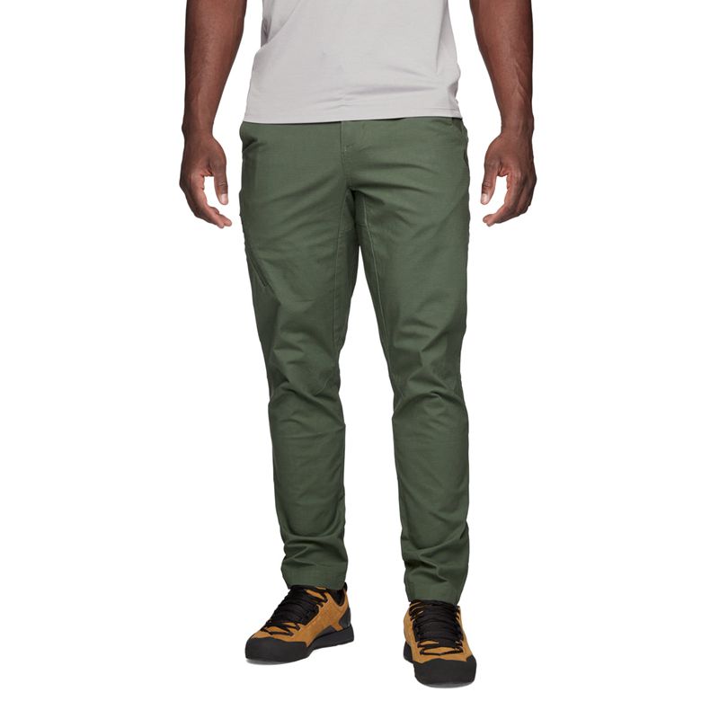 Black Diamond Rocklock Climb Men's Pants Green | 26039-YTIP