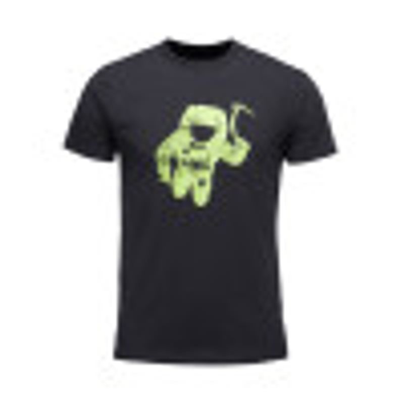 Black Diamond Spaceshot Men's Tops Green | 21057-XLBS