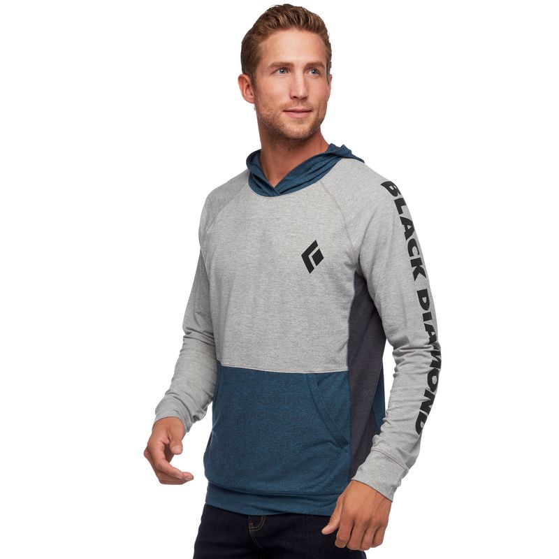 Black Diamond Stone Men's Tops Blue Grey | 63781-XQSC