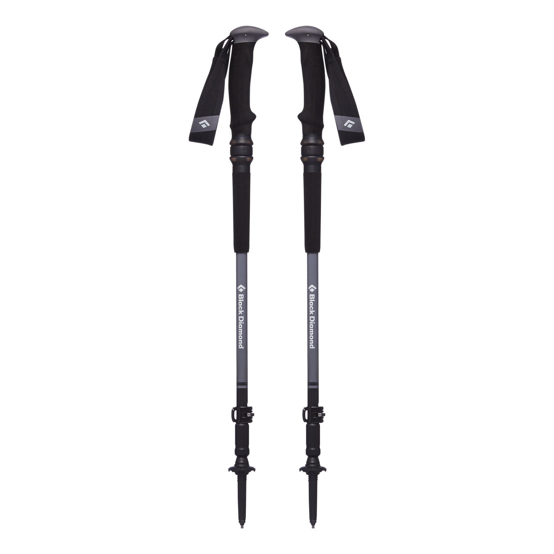 Black Diamond Trail Pro Shock Unisex Trekking Poles Grey | 68473-OMJC