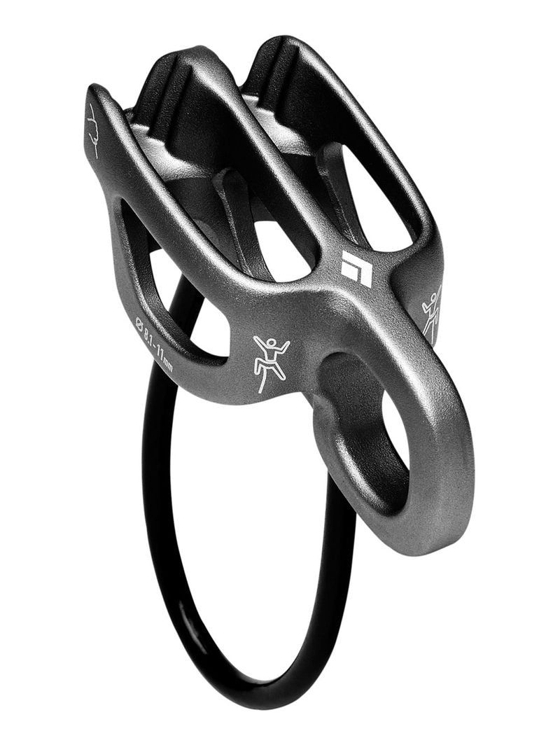 Black Diamond ATC-Guide Rappel Device Unisex Belay Black | 93241-EHSV