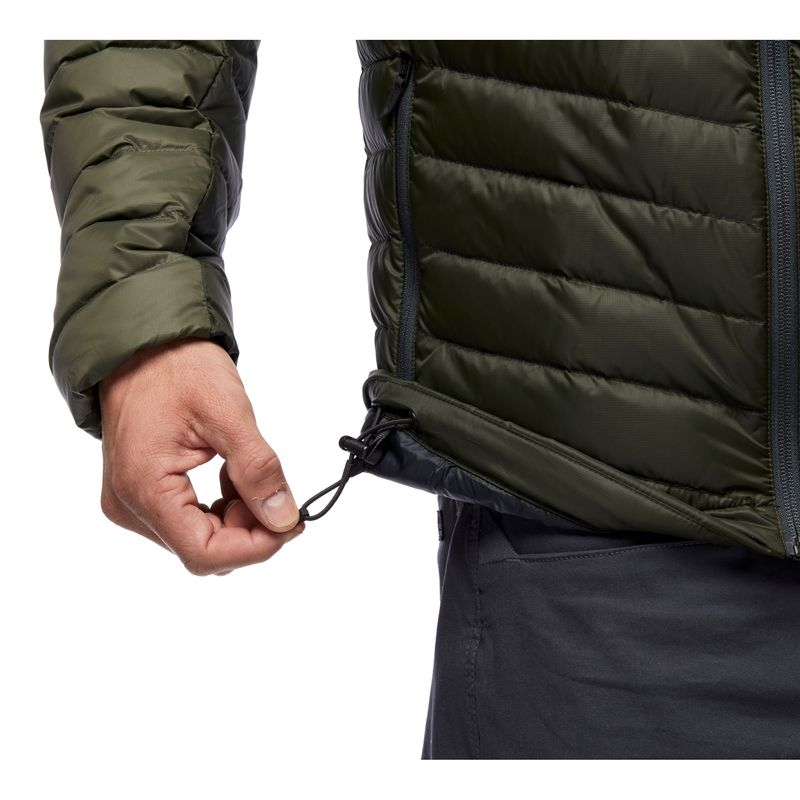 Black Diamond Access Down Men's Jackets Green | 97204-EJXO