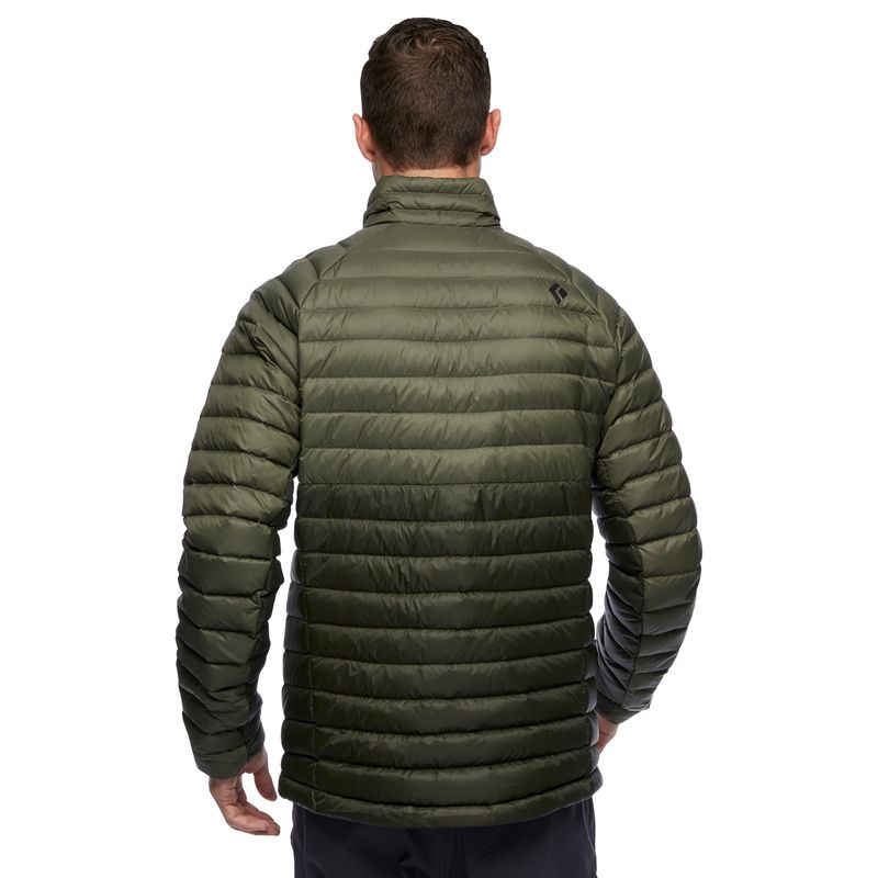 Black Diamond Access Down Men's Jackets Green | 97204-EJXO