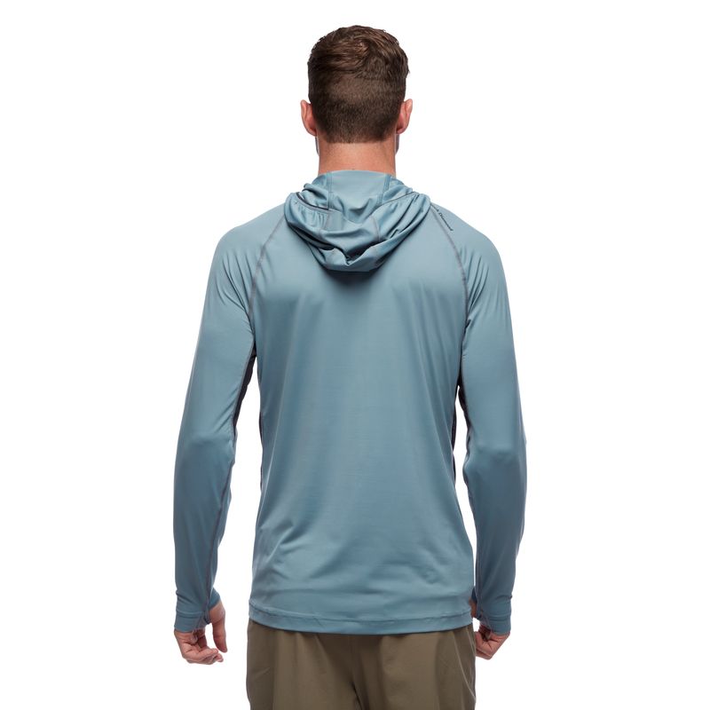 Black Diamond Alpenglow Pro Men's Tops Blue | 31264-RMQT