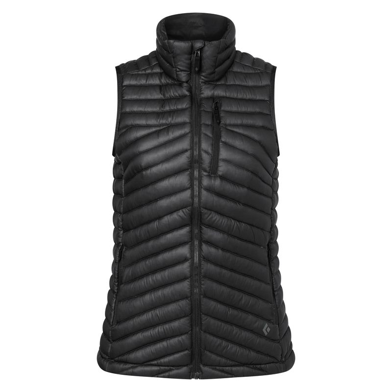 Black Diamond Approach Down Vest Women's Jackets Black | 10754-RXUF