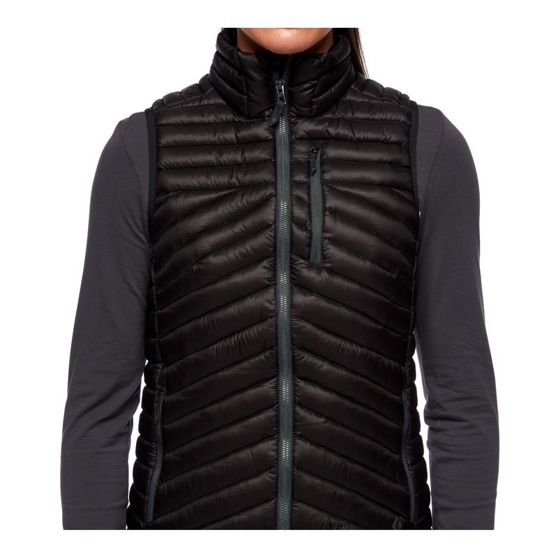 Black Diamond Approach Down Vest Women's Jackets Black | 10754-RXUF