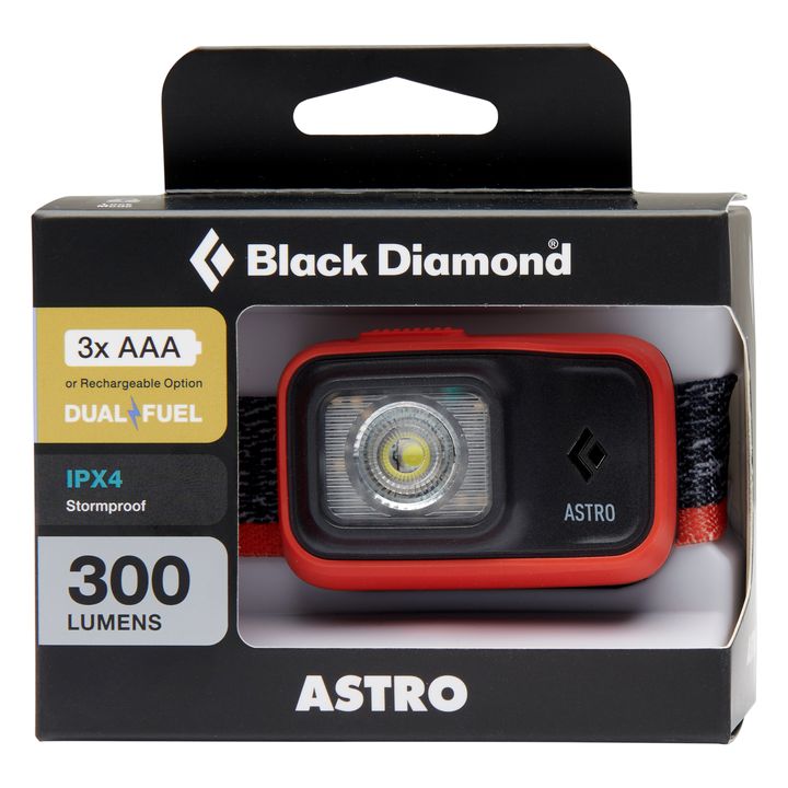 Black Diamond Astro 300 Unisex Headlamps Red | 10963-HDJN