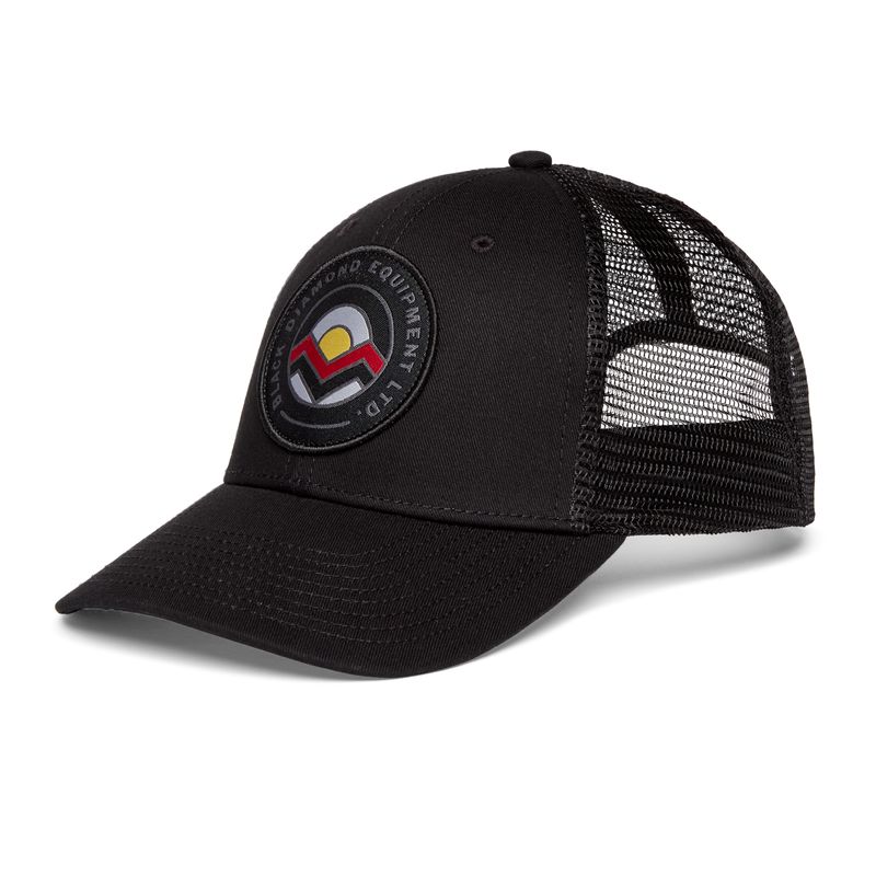 Black Diamond BD Low Profile Trucker Hat Unisex Accessories Black | 69175-FJRY