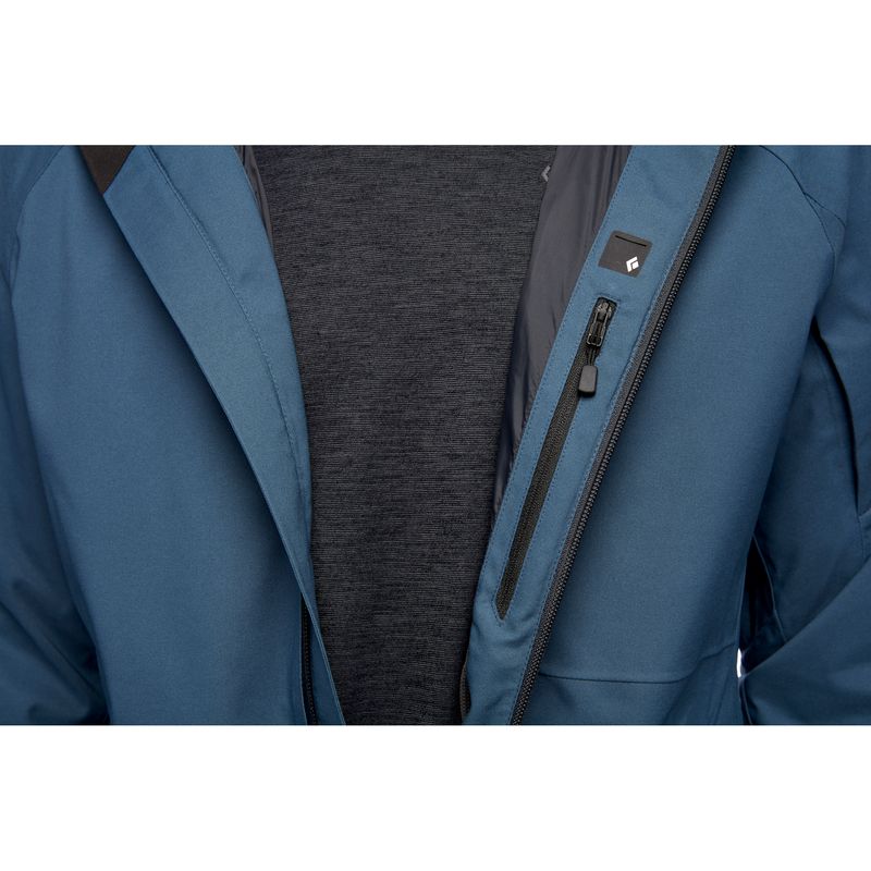 Black Diamond Boundary Line Insulated Men's Jackets Blue | 37698-EDYH