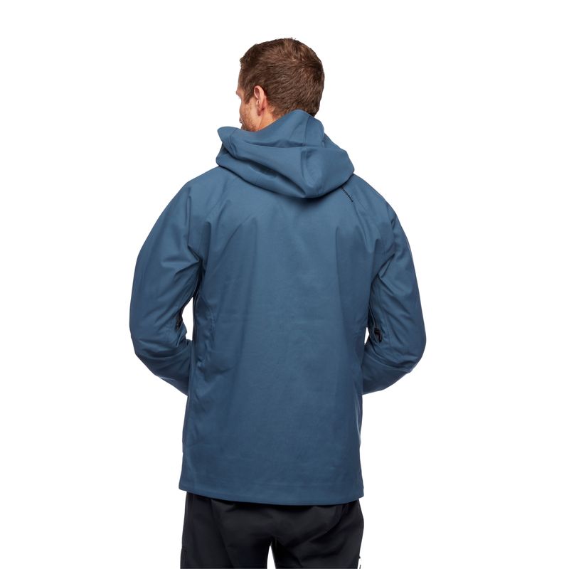 Black Diamond Boundary Line Insulated Men's Jackets Blue | 37698-EDYH