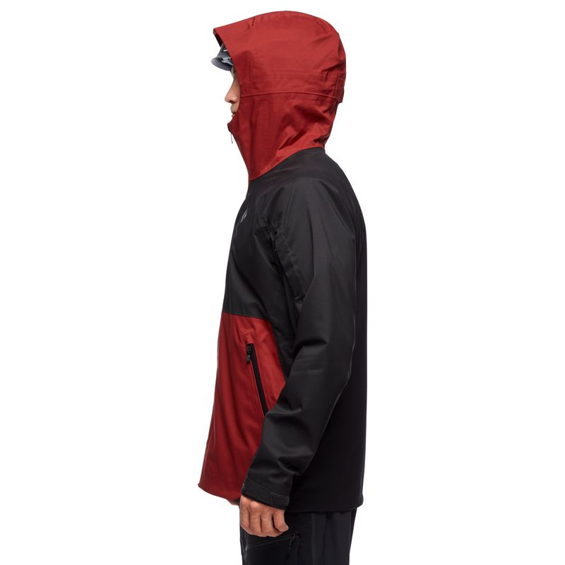 Black Diamond Boundary Line Insulated Men's Jackets Red | 91627-SUQR