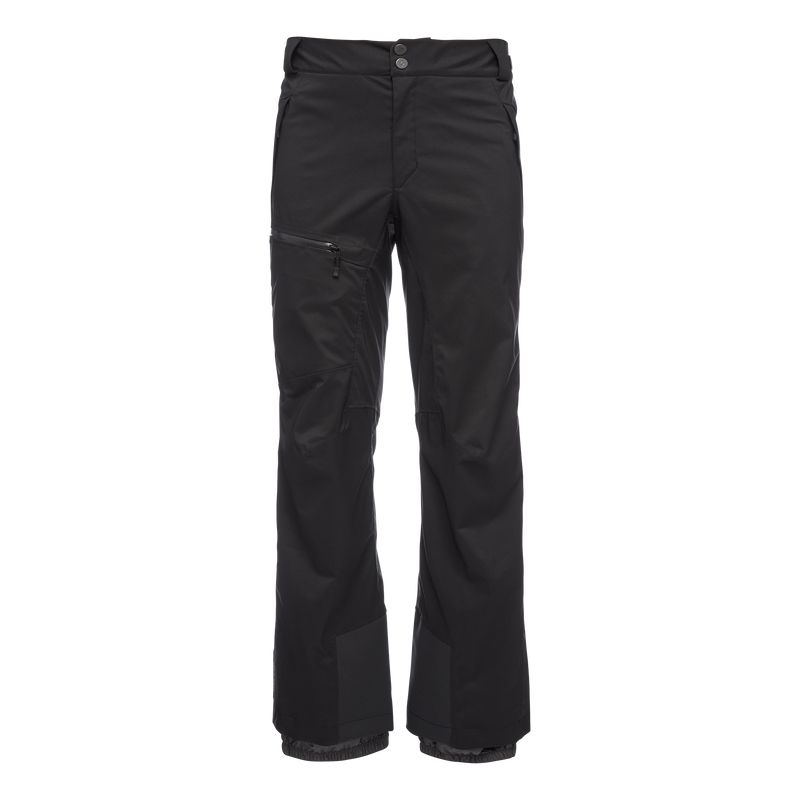 Black Diamond Boundary Line Shell Men\'s Pants Black | 81762-IBPN