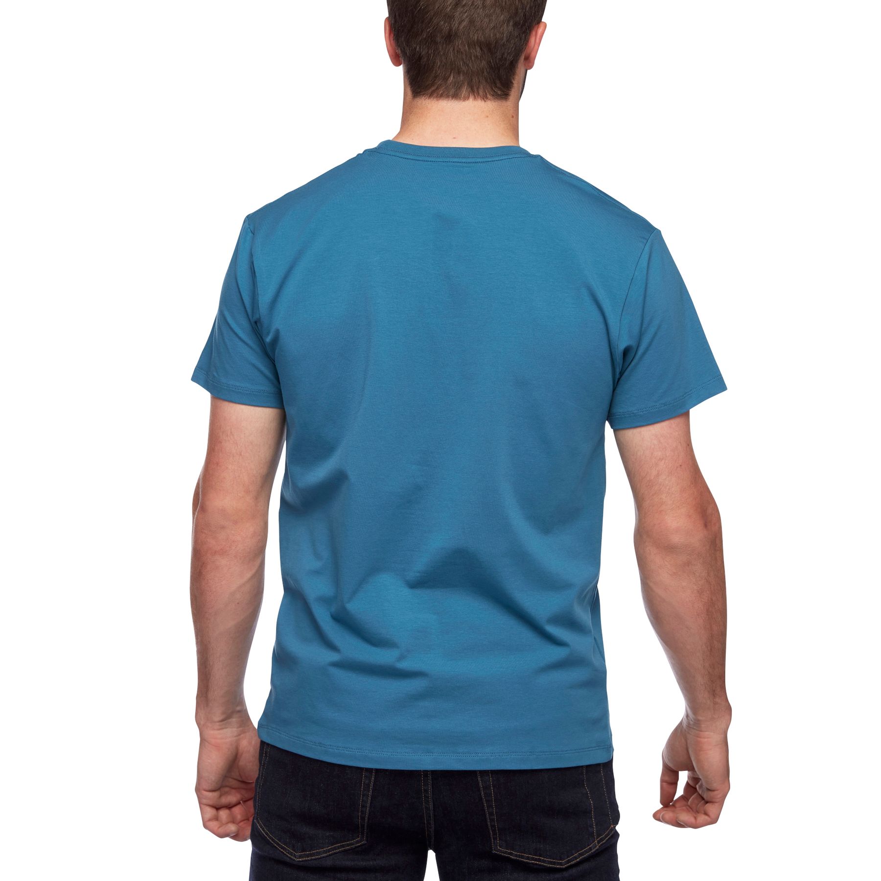 Black Diamond Chalked Up Men's Tops Blue | 13024-ITBK