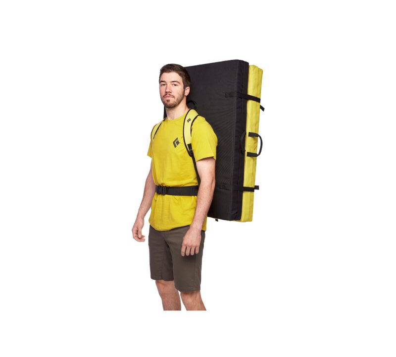 Black Diamond Circuit Crash Unisex Bouldering Pads Black / Lemon | 20734-KATL