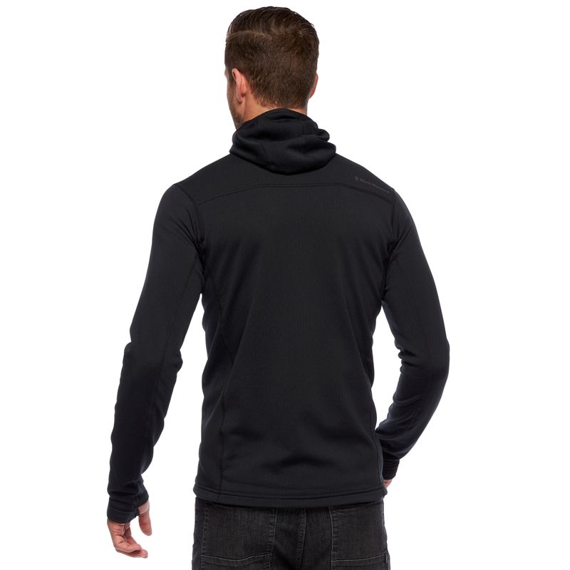 Black Diamond Coefficient Fleece Men's Tops Black | 53982-SJKI