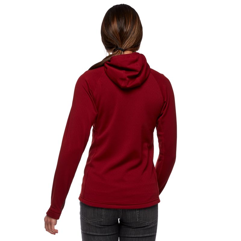 Black Diamond Coefficient Fleece Women's Jackets Red | 83517-DGAX