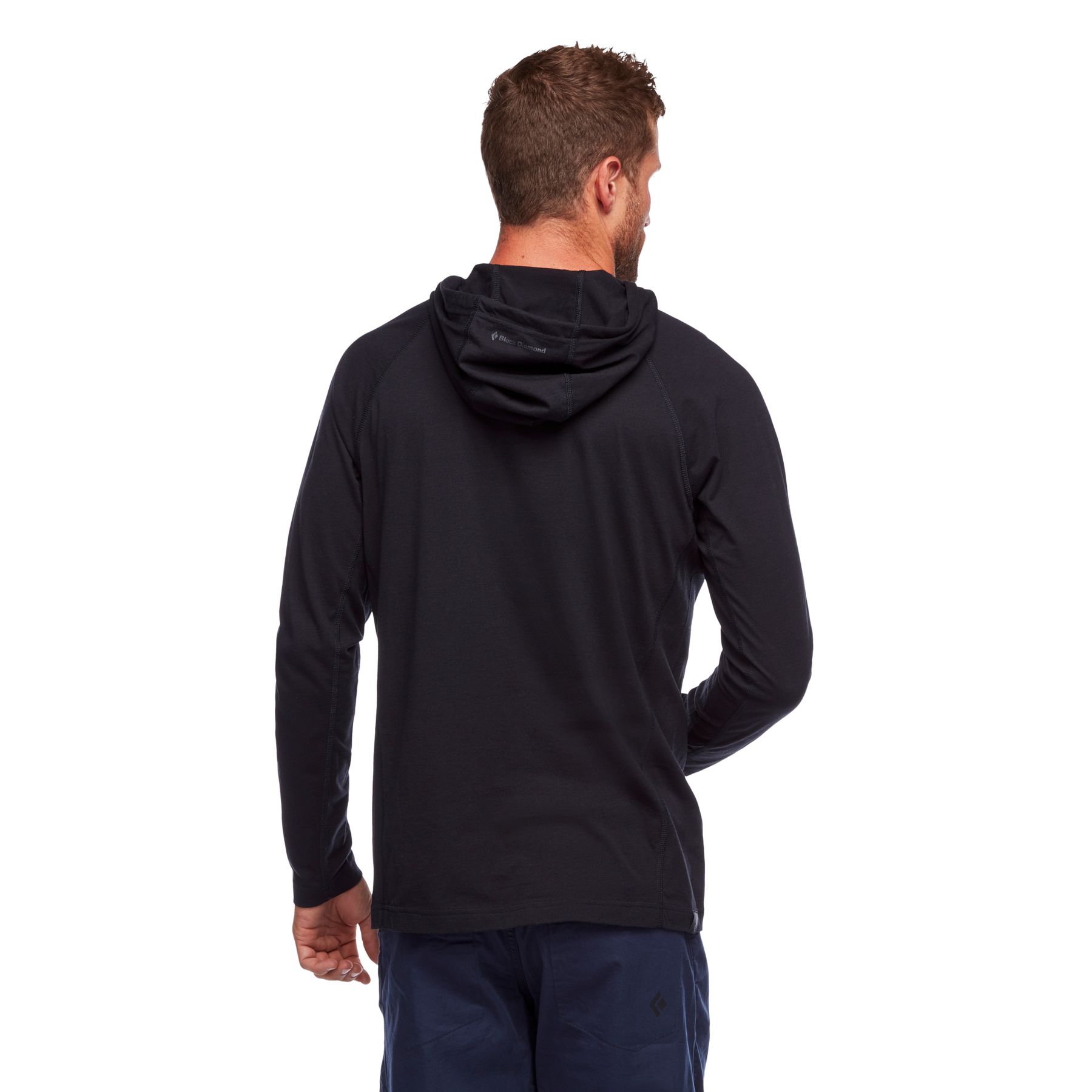 Black Diamond Crag Men's Tops Black | 74068-OVCF