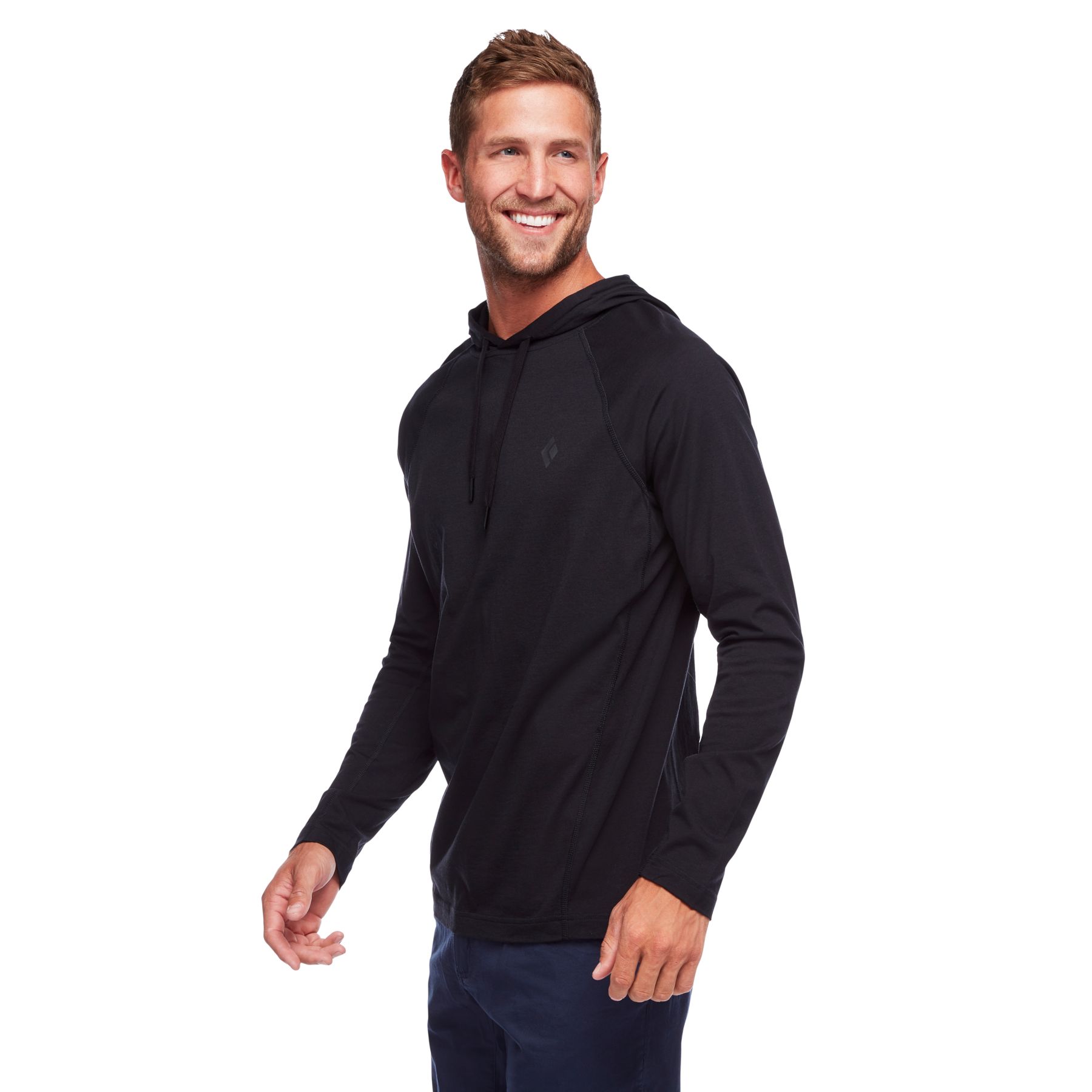 Black Diamond Crag Men's Tops Black | 74068-OVCF