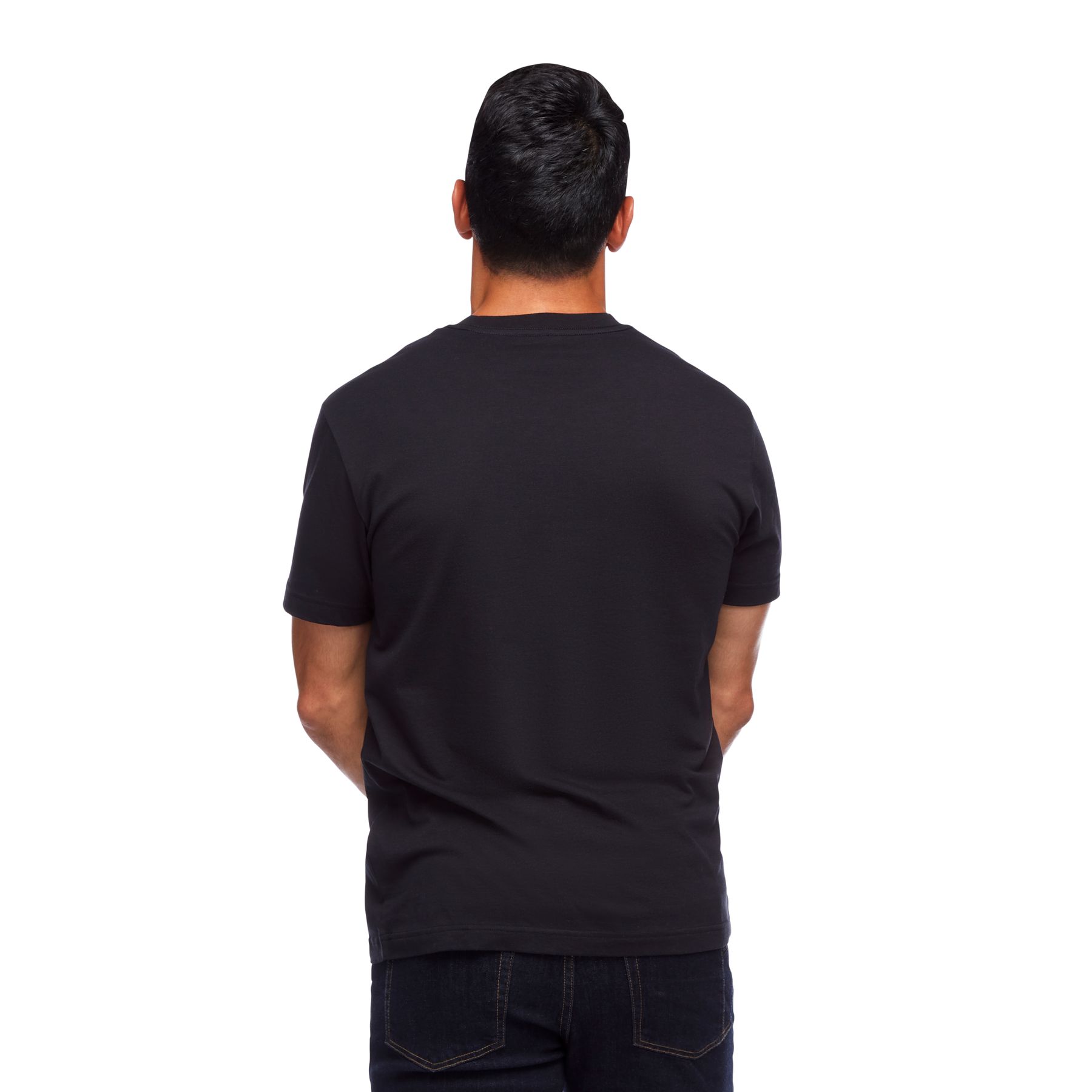 Black Diamond Crag Pocket Men's Tops Black | 81906-EWKM