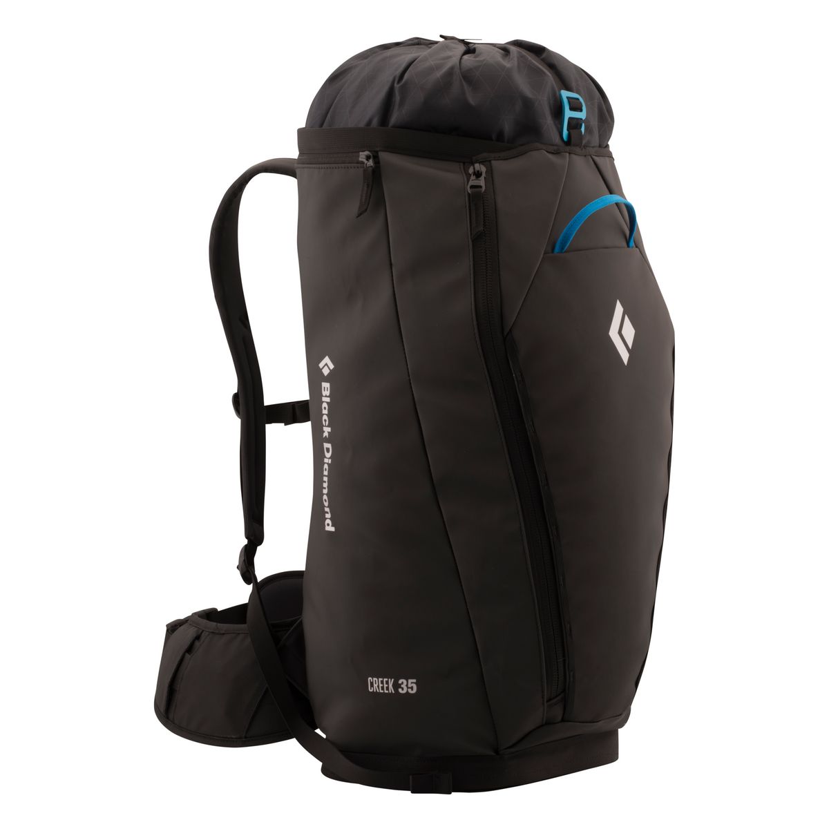 Black Diamond Creek 35 Unisex Pack Black | 02639-TVPR