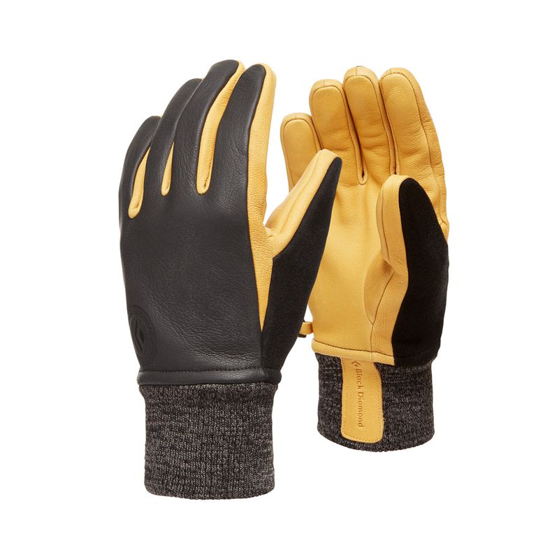 Black Diamond Dirt Unisex Gloves Beige | 30124-GWXH