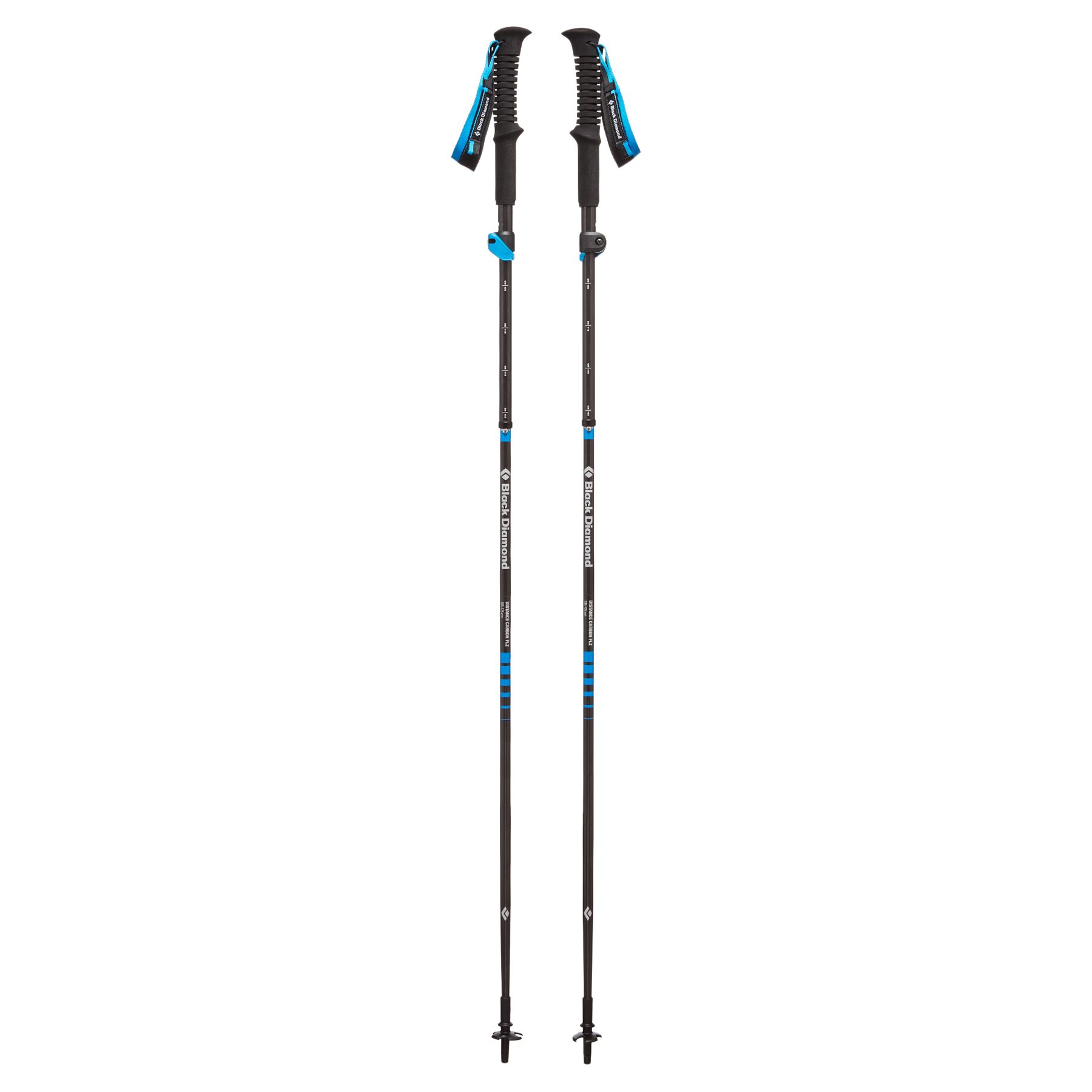 Black Diamond Distance Carbon FLZ Unisex Trekking Poles Blue | 12935-PKQJ