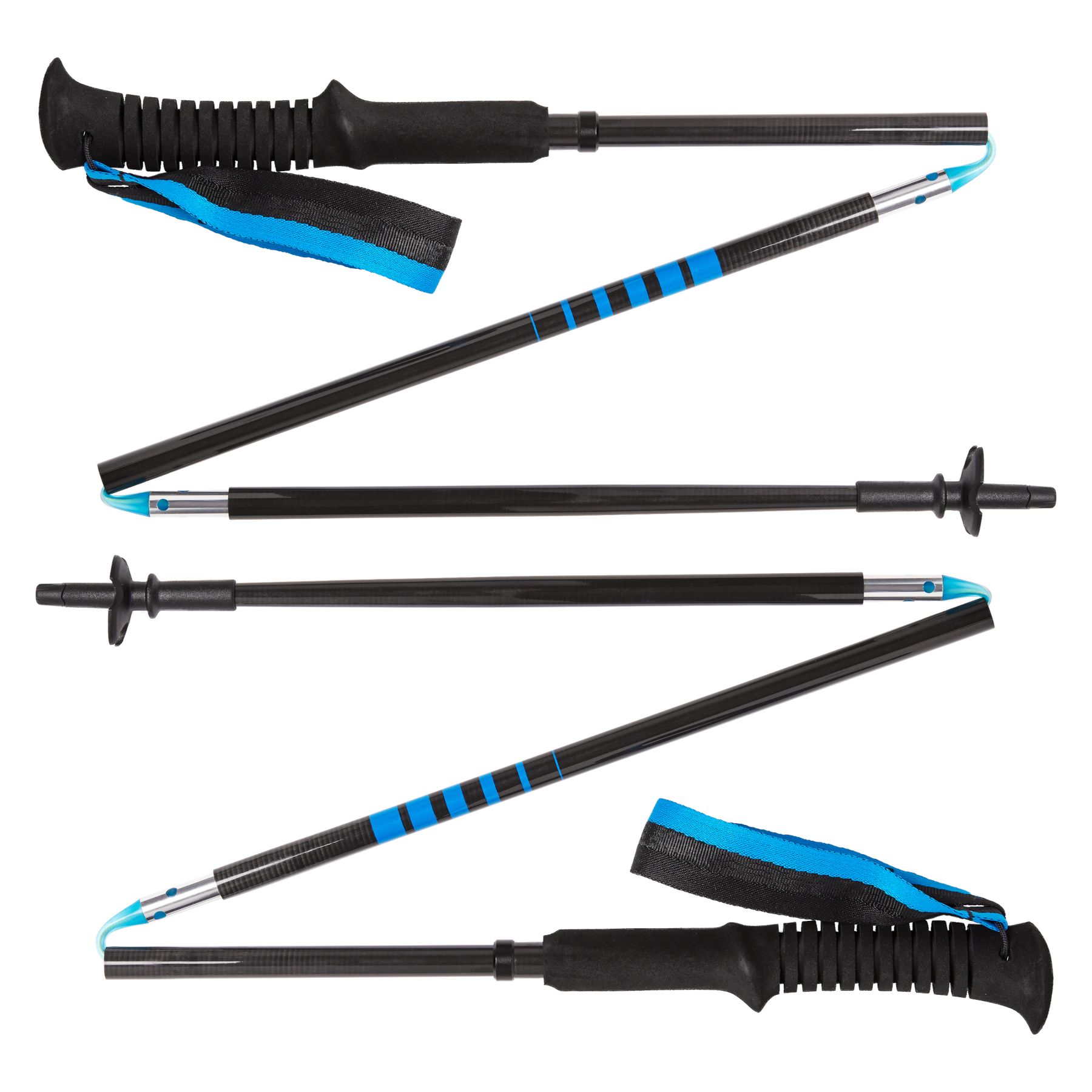 Black Diamond Distance Carbon Z Unisex Trekking Poles Blue | 84675-CSGZ