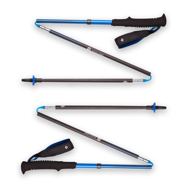 Black Diamond Distance Carbon Z Unisex Trekking Poles Blue | 95413-KEFS