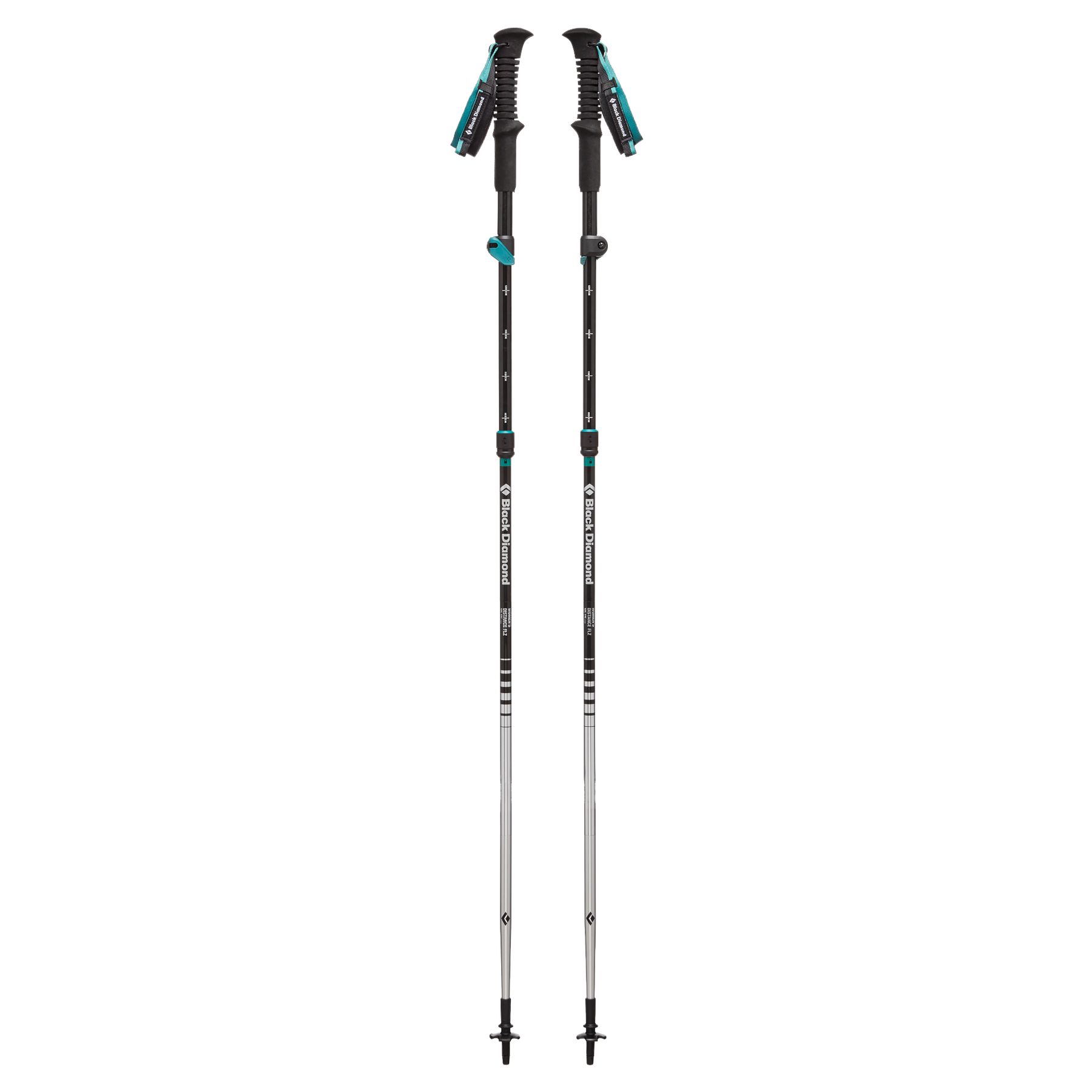 Black Diamond Distance FLZ Women's Trekking Poles Turquoise | 61482-QFZH