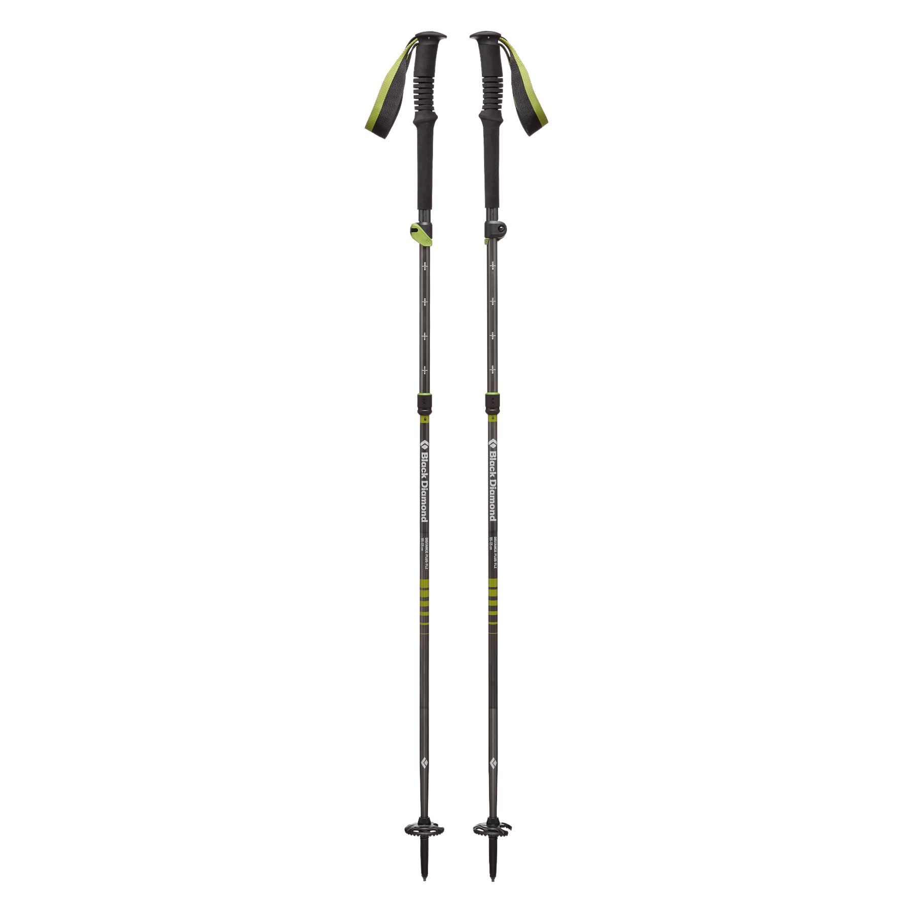 Black Diamond Distance Plus FLZ Unisex Trekking Poles Green | 69351-UCNK