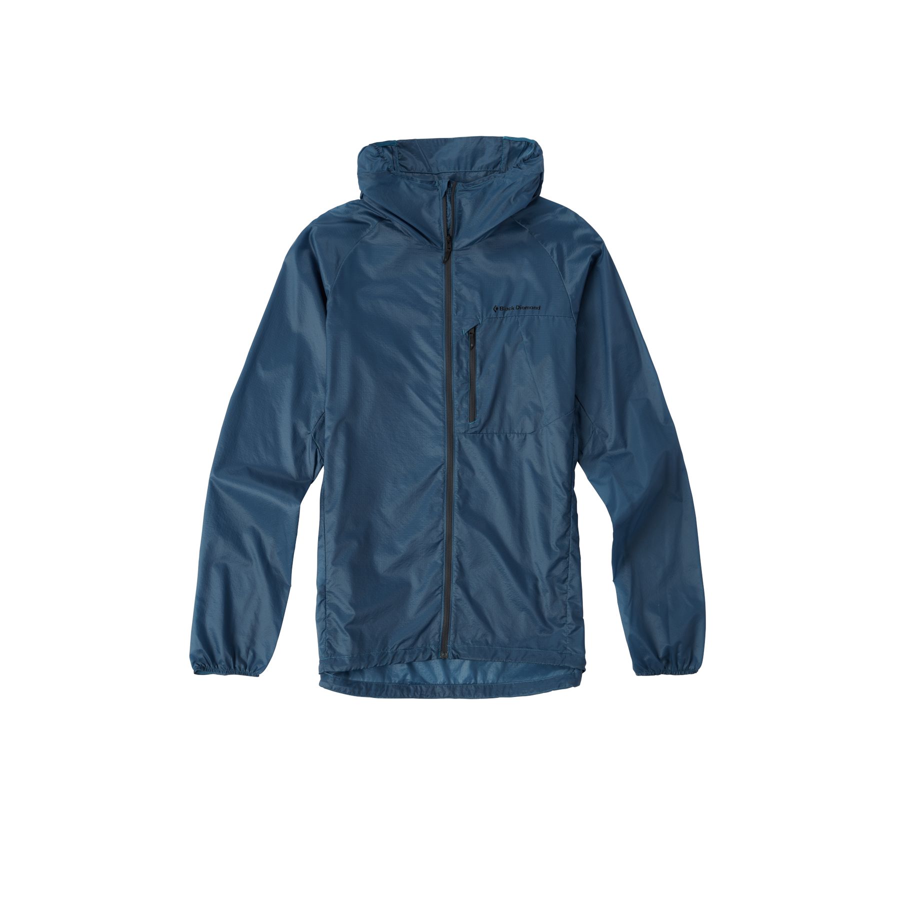 Black Diamond Distance Wind Shell Men's Jackets Blue | 17083-VJZD