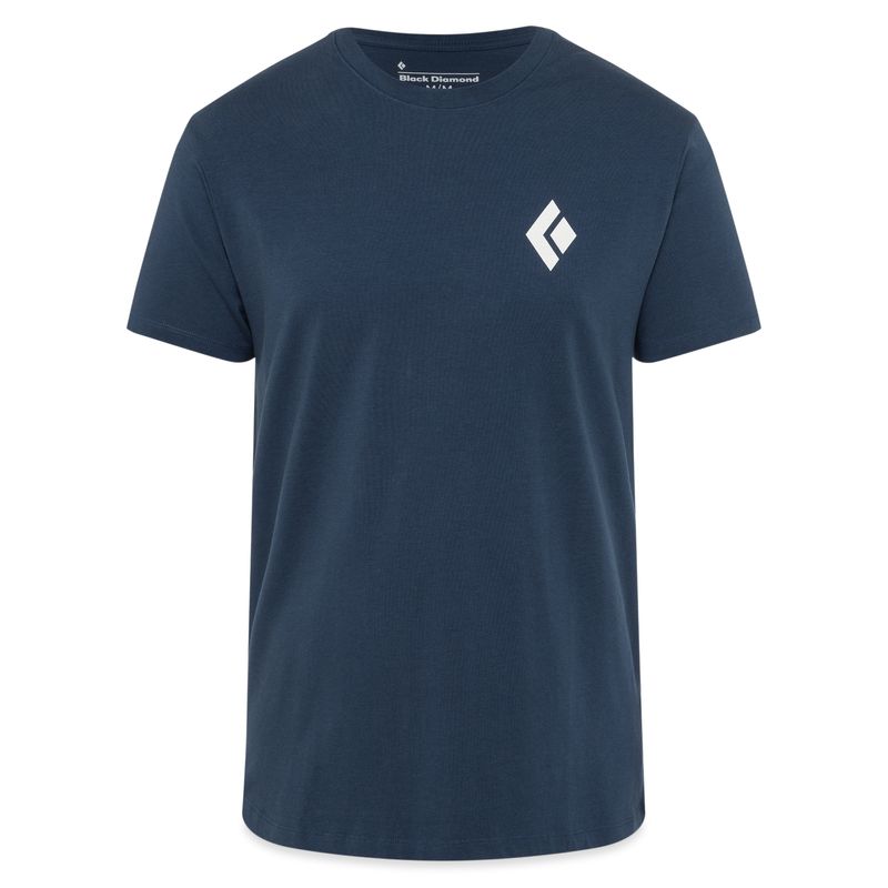 Black Diamond Double Diamond Men's Tops Blue | 14590-HNFT