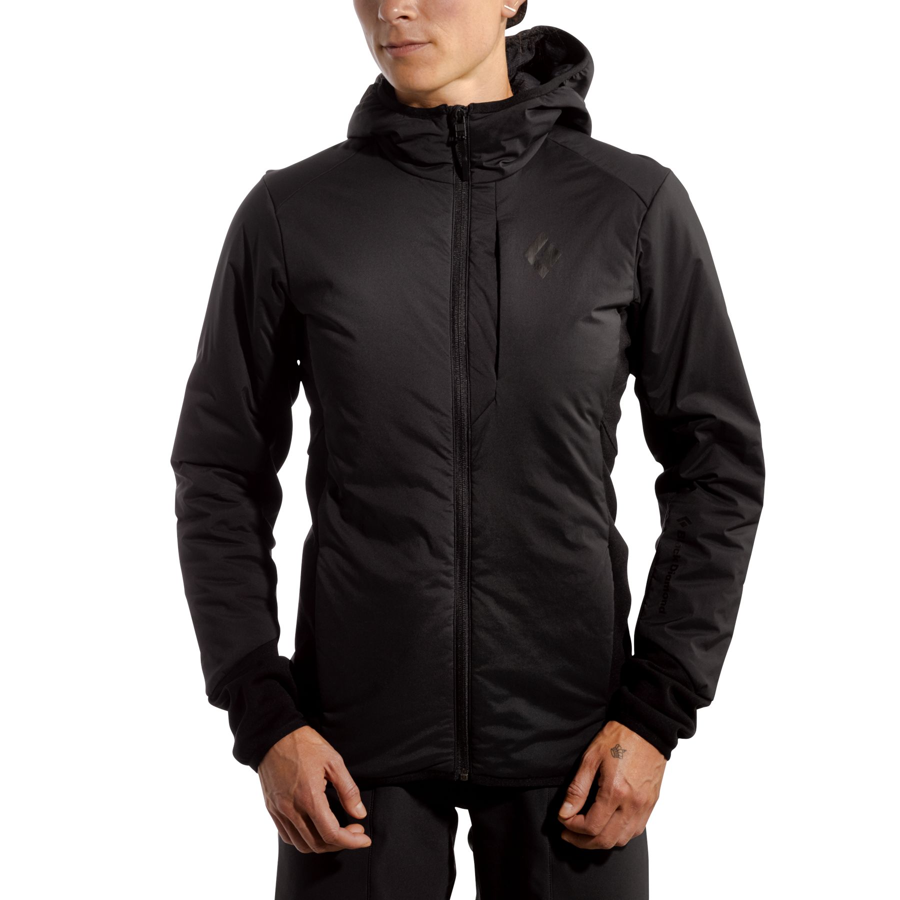 Black Diamond First Light Hybrid Women\'s Jackets Black | 39075-YTNB