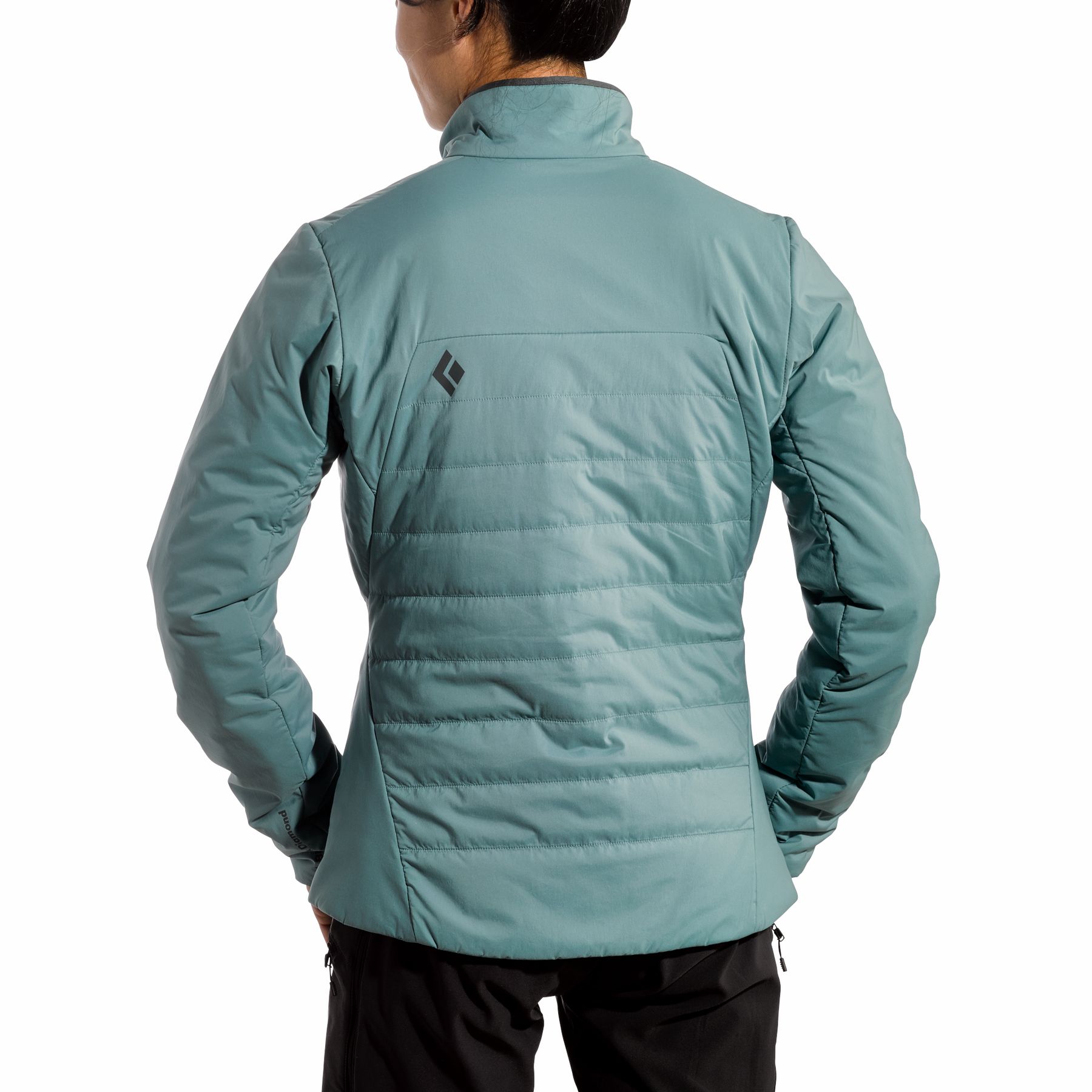 Black Diamond First Light Past Season Women's Jackets Turquoise | 31692-BFMI