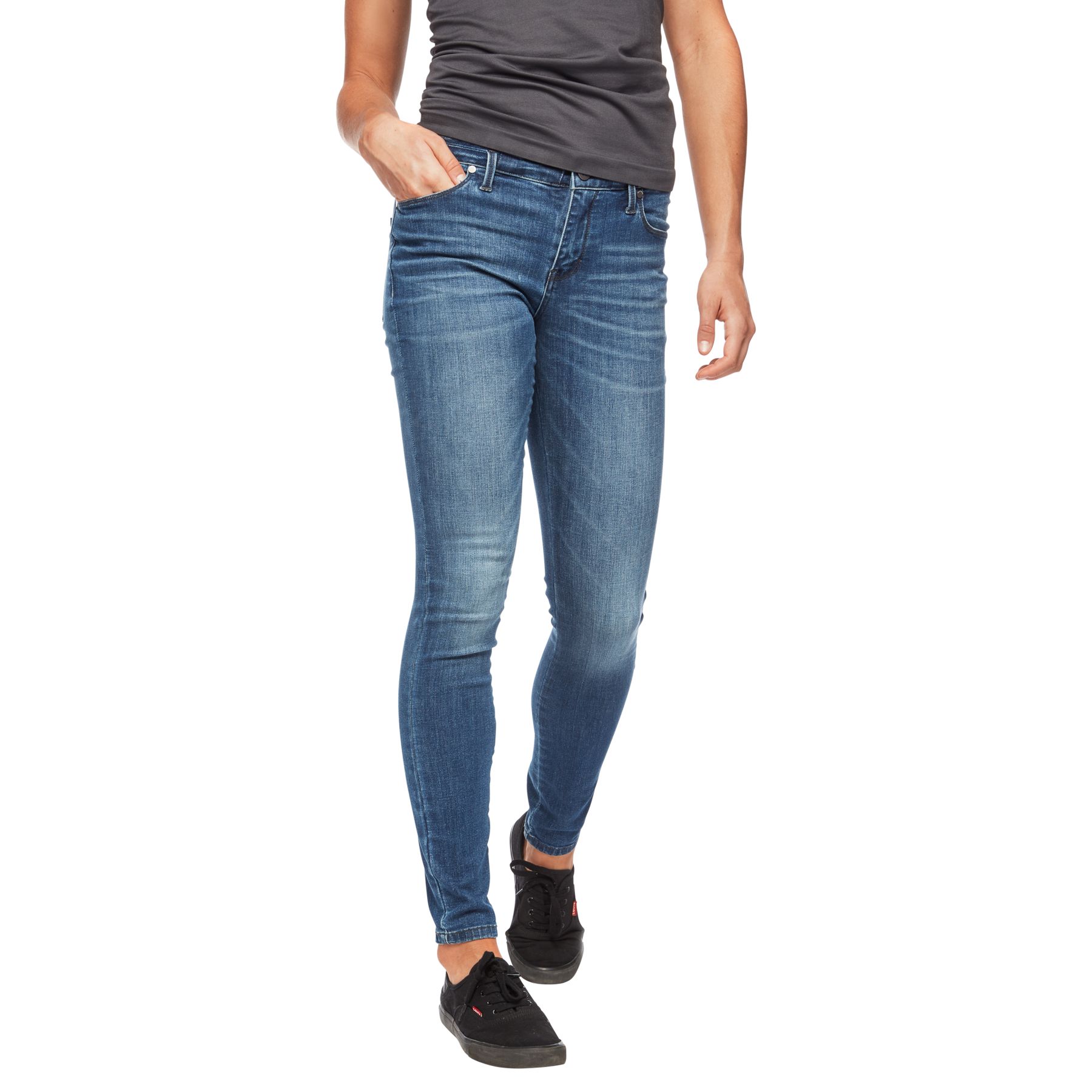 Black Diamond Forged Denim Women\'s Pants Blue | 81965-QLXS