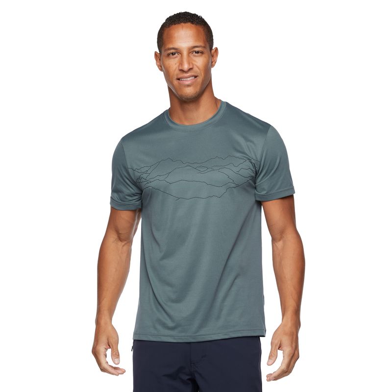 Black Diamond Genesis Tech Men's Tops Dark Green | 52836-GBSZ