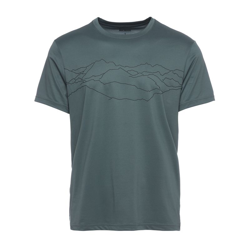 Black Diamond Genesis Tech Men's Tops Dark Green | 52836-GBSZ